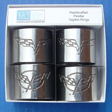 C5 and C6 Corvette Napkin Rings