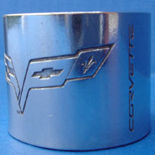 C6 Corvette Napkin Rings Side View