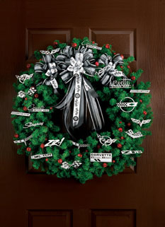 Corvette Christmas Wreath 